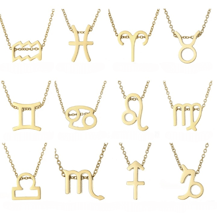 Naszyjnik z zawieszką znaku zodiaku