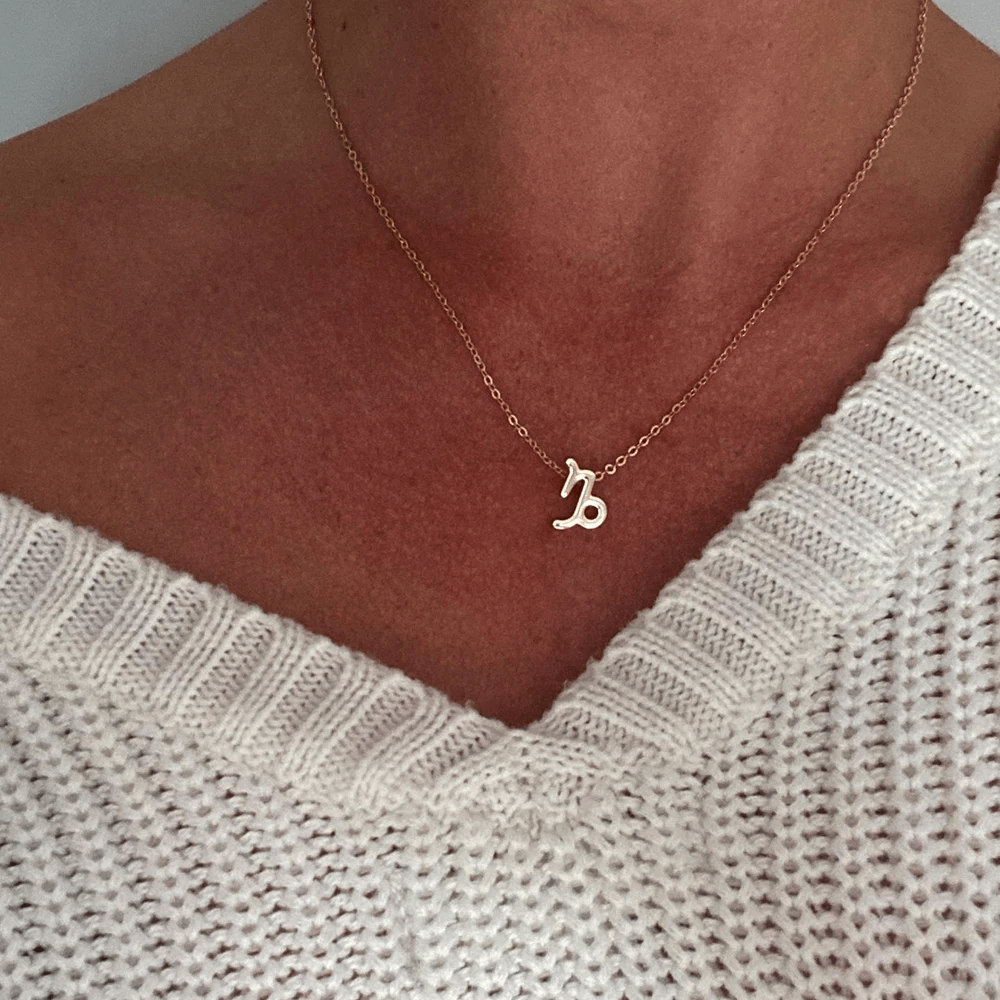 Naszyjnik z zawieszką znaku zodiaku